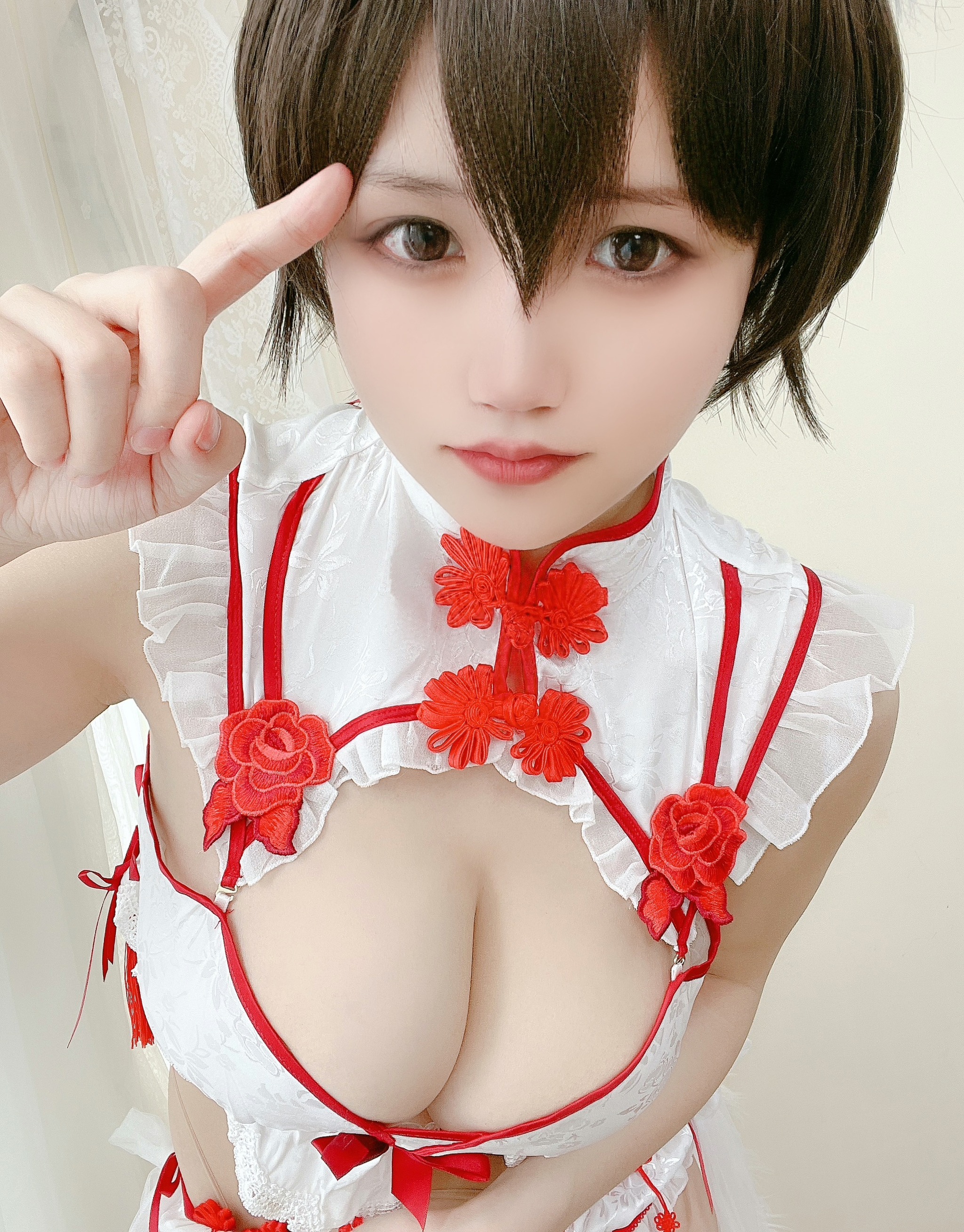 小仓千代w - NO.017 短发猫耳 [20P]-XikXak